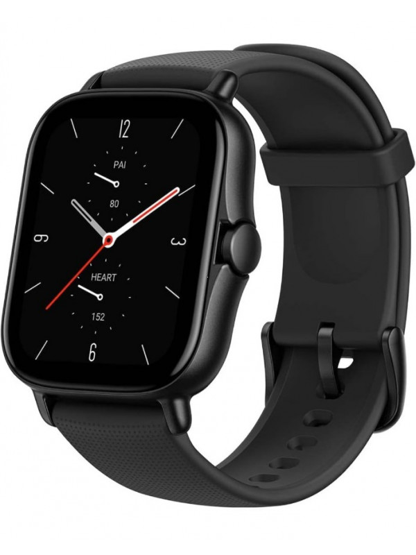 Amazfit GTS 2 (New Version) Smart Watch with Ultra HD AMOLED Display, Built-in Amazon Alexa, Built-in GPS, SpO2 & Stress Monitor, Bluetooth Phone Calls, 3GB Music Storage, 90 Sports Modes(Space Black)